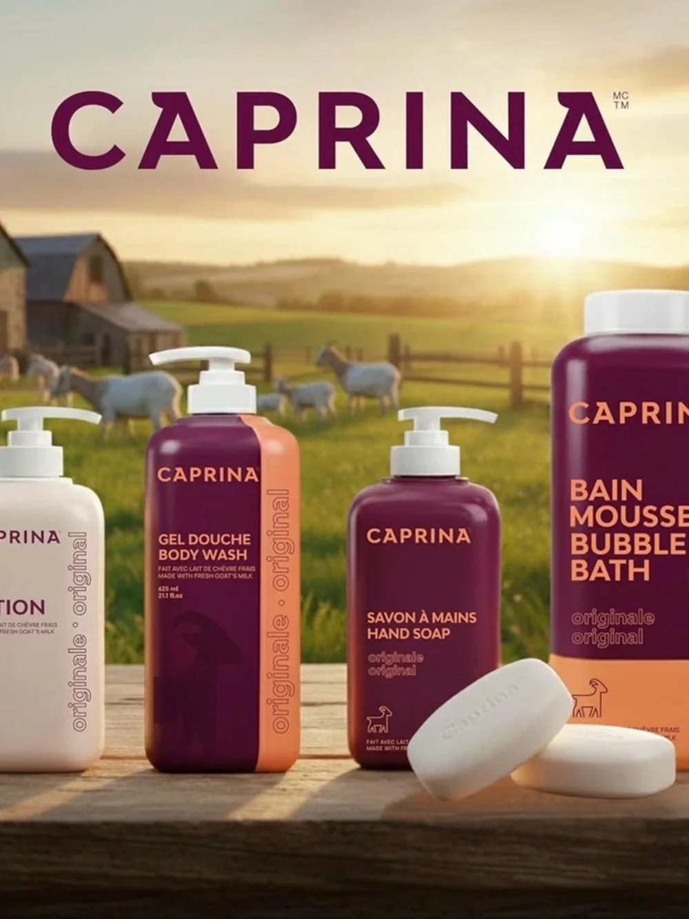 CAPRINA Original Goat Milk Lotion — Cream 16.9 Oz (UNISEX)